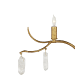 Бра с каркасом в виде веток усыпанных кристаллами Branches with Crystals варинант исполнения - 1 | Loft Concept в Кирове