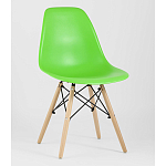 Пластиковый стул на ножках из массива бука Eames Light Green варинант исполнения - 1 | Loft Concept в Кирове