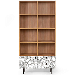 Широкий стеллаж с принтом Elise Rack варинант исполнения - 19 | Loft Concept в Кирове