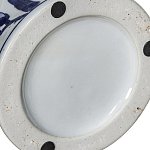Ваза с бело-синей росписью и изображением цветов Blue & White Ornament варинант исполнения - 2 | Loft Concept в Кирове