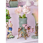 Ваза с птицами и цветами из фарфора с бронзовыми элементами Garden of Eden варинант исполнения - 5 | Loft Concept в Кирове