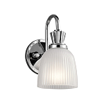 Бра с матовым ребристым плафоном в форме колокола Kichler варинант исполнения - 1 | Loft Concept в Кирове