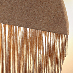 Бра круглое натуральная пробка с бахромой Natural Cork варинант исполнения - 2 | Loft Concept в Кирове