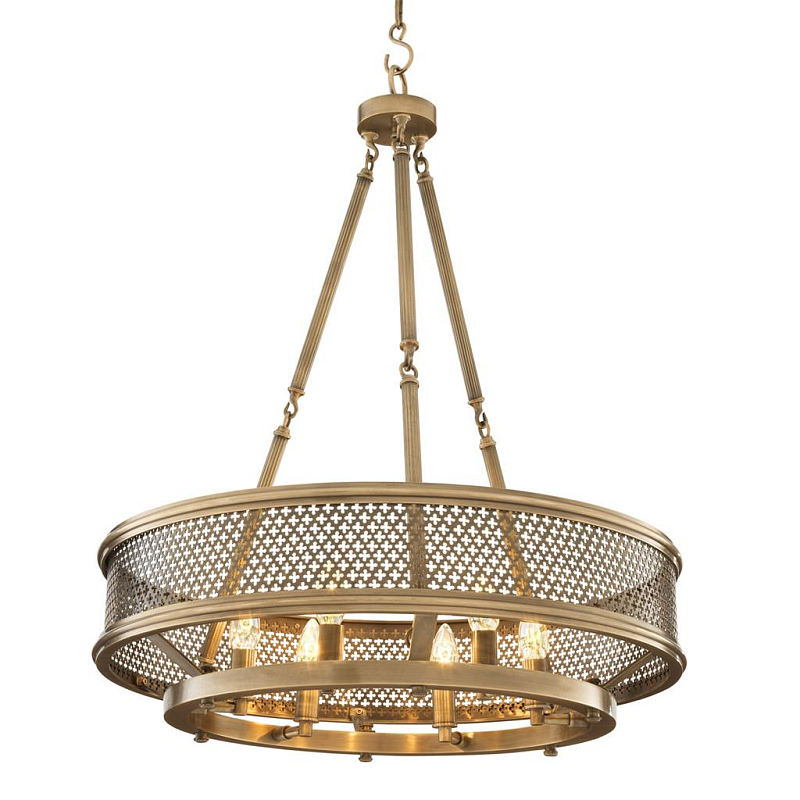 Люстра Eichholtz Chandelier Savoie Латунь Античная полированная в Кирове | Loft Concept 