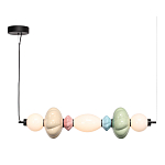 Подвесной светильник линейный с керамическими элементами 24W LED Fragrant Light варинант исполнения - 1 | Loft Concept в Кирове