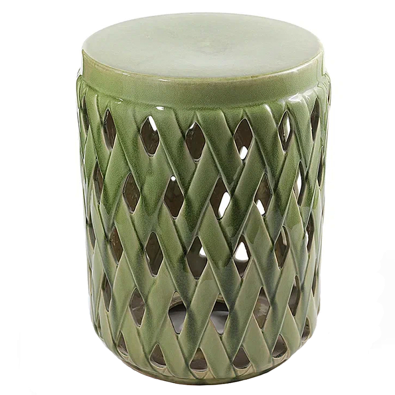Керамический табурет Ceramic Chair Light Green Зеленый Керамический табурет Ceramic Chair Light Green Зеленый в Кирове | Loft Concept
