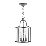 Подвесной светильник с прозрачным стеклянным цилиндрическим плафоном в классическом стиле на цепи Hinkley варинант исполнения - 5 | Loft Concept в Кирове