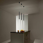 Подвсеной светильник светодиодный металлический цилиндрической формы Высота 80см Trumpet tube варинант исполнения - 9 | Loft Concept в Кирове