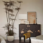 Настольная лампа с прямоугольным основанием из натурального камня c тканевым абажуром Lapis Tiburtinus варинант исполнения - 5 | Loft Concept в Кирове