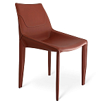 Стул коричневый из искуственной кожи на 4-х ножках Enigma Brown варинант исполнения - 1 | Loft Concept в Кирове