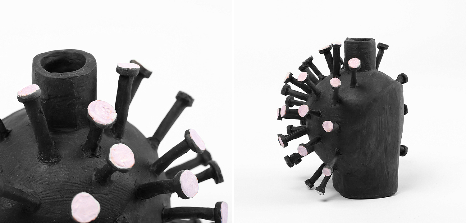 Ваза Khiry Round Spikes Vase Ваза Khiry Round Spikes Vase - Loft-Concept в Кирове