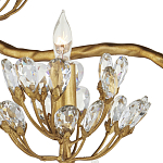 Торшер золотой в виде растения Golden Flower Glade варинант исполнения - 1 | Loft Concept в Кирове