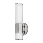 Бра для ванных комнат вертикальное с длинным белым матовым плафоном в форме шестиугольника на круглом основании Hinkley варинант исполнения - 12 | Loft Concept в Кирове