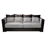 Элитарный современный диван Birmingham с кожаными вставками  варинант исполнения - 1 | Loft Concept в Кирове