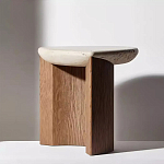 Дизайнерский журнальный стол полукруглой формы Pokun варинант исполнения - 1 | Loft Concept в Кирове