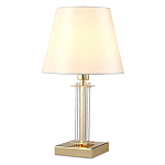 Настольная лампа с белым тканевым абажуром в форме конуса Laurent варинант исполнения - 6 | Loft Concept в Кирове