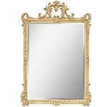 Зеркало настенное в раме бежевого цвета с эффектом старины Classic Ornament Mirror варинант исполнения - 1 | Loft Concept в Кирове