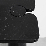 Консоль чёрная на 2-х конусообразных ножках Eros варинант исполнения - 1 | Loft Concept в Кирове