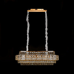Люстра овальной формы хрустальная в неоклассическом стиле Majesty варинант исполнения - 2 | Loft Concept в Кирове