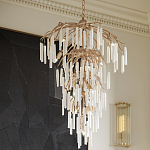 Люстра многоярусная с трубчатыми подвесками Dripping Crystals варинант исполнения - 5 | Loft Concept в Кирове