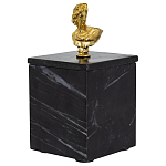 Мраморная шкатулка с бюстом из металла KELLY WEARSTLER варинант исполнения - 1 | Loft Concept в Кирове