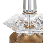 Настольная лампа с прозрачным корпусом и фактурным абажуром Charm and Luxury варинант исполнения - 1 | Loft Concept в Кирове