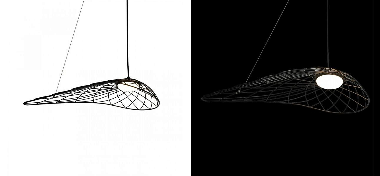 Светильник подвесной Friture Vertigo Pendant Black 57 см Светильник подвесной Friture Vertigo Pendant Black 57 см - Loft-Concept в Кирове