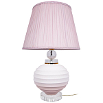 Настольная лампа керамическая Pink lampshade варинант исполнения - 1 | Loft Concept в Кирове