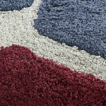 Чехол на подушку с рисунком серо-синего цвета Elan Textured варинант исполнения - 4 | Loft Concept в Кирове