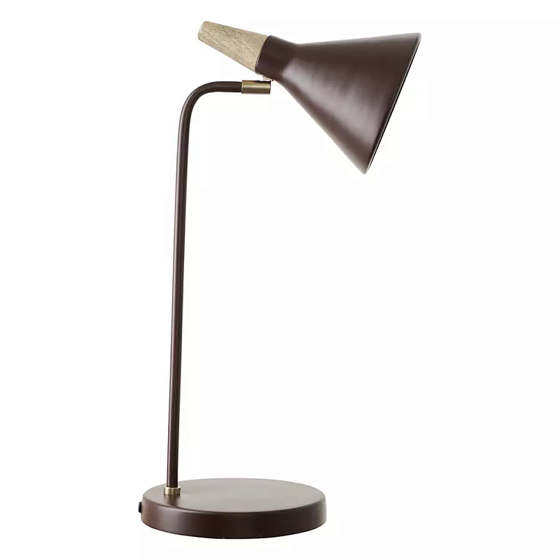 Настольная лампа с конусообразным плафоном Plum Table Lamp Сливовый в Кирове | Loft Concept 