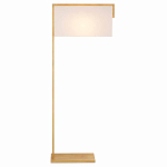 Торшер с прямоугольным абажуром на золотом металлическом каркасе Rectangular Plane  варинант исполнения - 4 | Loft Concept в Кирове