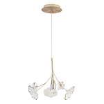 Подвесной светильник с белыми и прозрачными цветочными лепестками Wintery flovers варинант исполнения - 1 | Loft Concept в Кирове