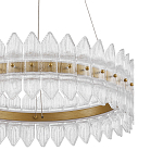 Люстра круглая с декоративными элементами в виде лепестков Round Light Flashing варинант исполнения - 6 | Loft Concept в Кирове