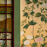 Обои ручная роспись Four Seasons Original colourway on painted Xuan paper with gold ombre варинант исполнения - 3 | Loft Concept в Кирове