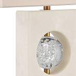 Настольная лампа из мрамора с тканевым прямоугольным абажуром Eternity варинант исполнения - 1 | Loft Concept в Кирове