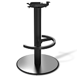 Барный стул вращающийся со спинкой и подлокотниками Douglas Rhombus Синий Велюр варинант исполнения - 3 | Loft Concept в Кирове