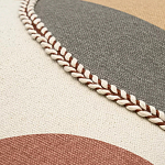 Подушка декоративная с геометрическим узором и плетенными вставками Divine Abstractions варинант исполнения - 2 | Loft Concept в Кирове