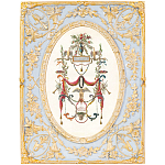 Декоративный постер в раме с рельефным растительным узором арабески New Collection of Arabesques Poster варинант исполнения - 2 | Loft Concept в Кирове