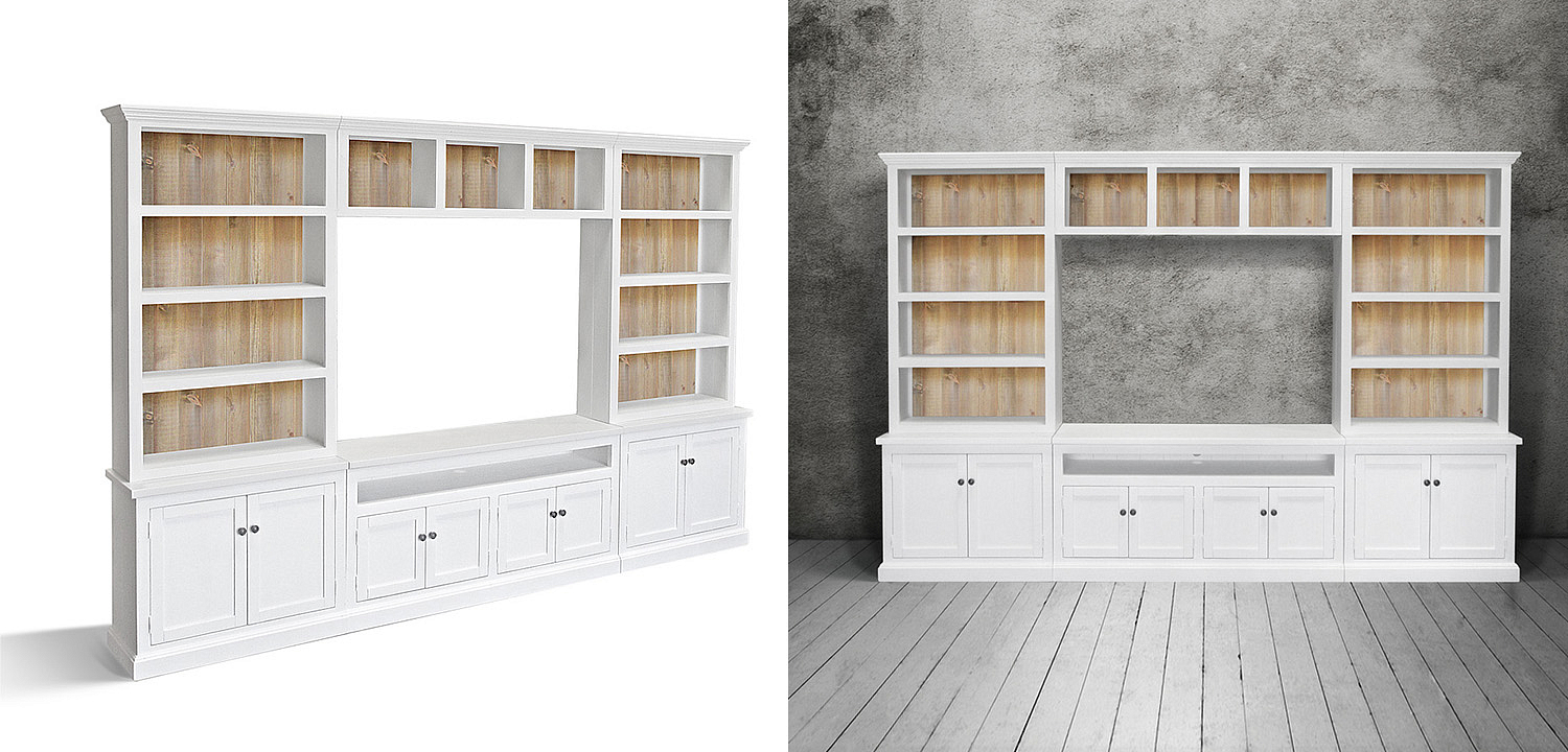 Шкаф-стеллаж Rachele Provence HARMONIE Glacier White Шкаф-стеллаж Rachele Provence HARMONIE Glacier White - Loft-Concept в Кирове
