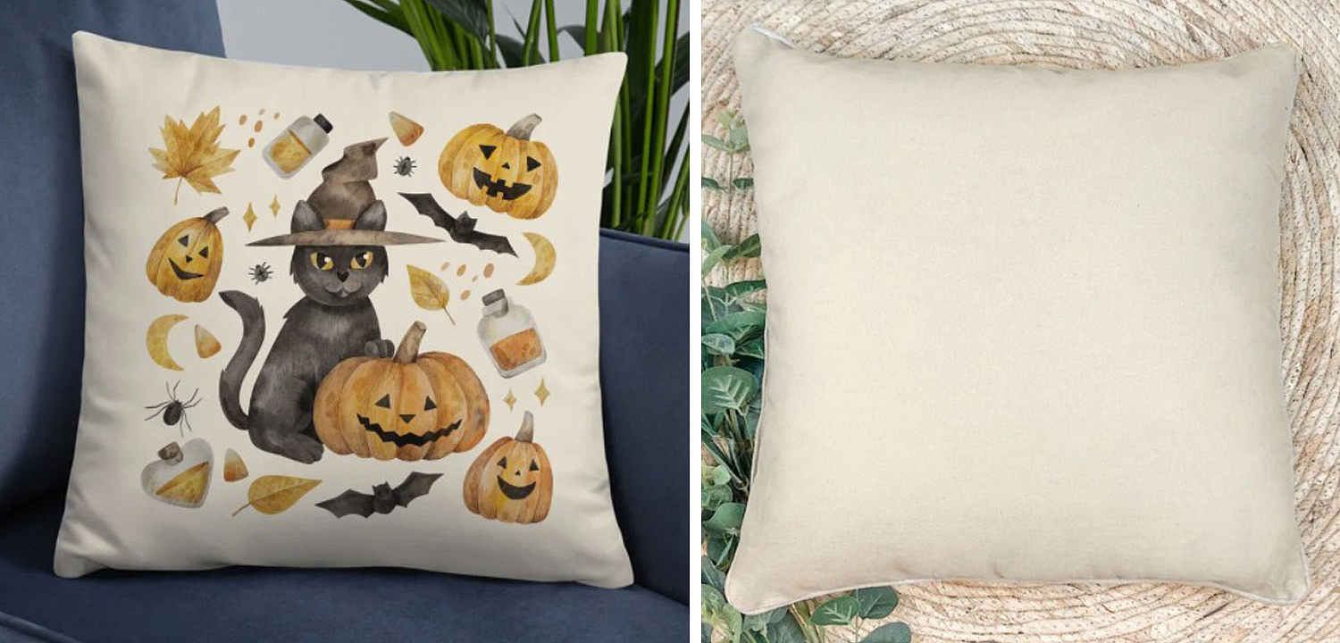 Подушка Halloween Pumpkin Cat Подушка Halloween Pumpkin Cat - Loft-Concept в Кирове