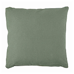 Подушка декоративная хлопковая мятного цвета с абстрактным принтом Elysian Flow Breeze варинант исполнения - 2 | Loft Concept в Кирове