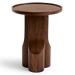 Приставной столик из массива дерева Walnut Triple варинант исполнения - 3 | Loft Concept в Кирове