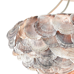 Потолочный светильник с каскадным абажуром из ракушек Sea Ravens варинант исполнения - 1 | Loft Concept в Кирове