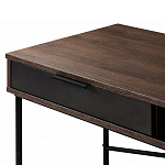 Стол рабочий в стиле лофт с ящиком и нишей для хранения Urban Style Space 2 варинант исполнения - 2 | Loft Concept в Кирове