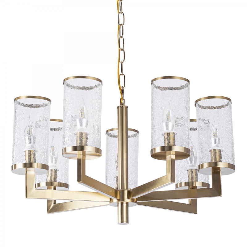 Kelly Wearstler LIAISON ONE-TIER Chandelier 7 Латунь Прозрачное Стекло Kelly Wearstler LIAISON ONE-TIER Chandelier 7 Латунь Прозрачное Стекло в Кирове | Loft Concept