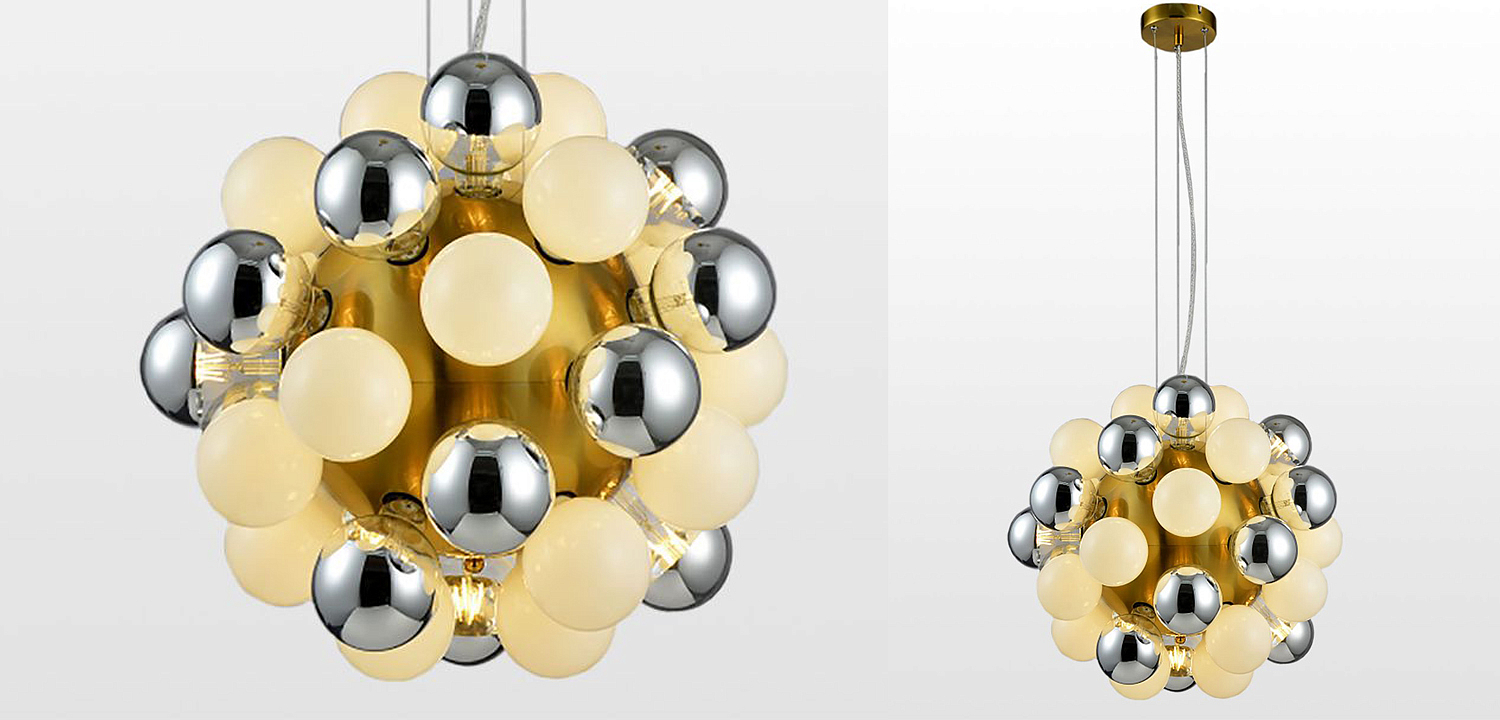Люстра Korneli Chandelier white and smoky Люстра Korneli Chandelier white and smoky - Loft-Concept в Кирове