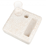 Керамический столик на деревянных ножках «Квадро» варинант исполнения - 1 | Loft Concept в Кирове