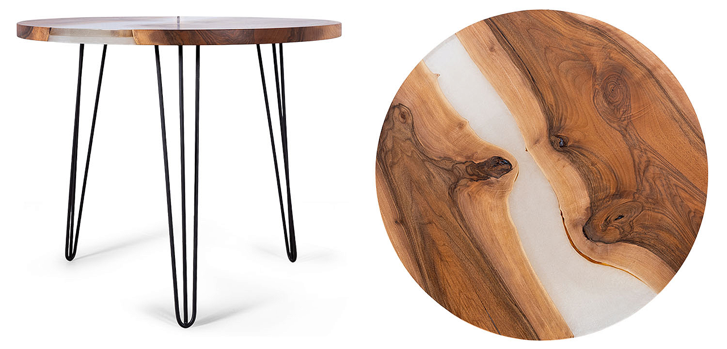 Обеденный стол Dinner Table Round River Collection Обеденный стол Dinner Table Round River Collection - Loft-Concept в Кирове