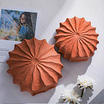 Ваза керамическая в виде круглой терракотовой морской раковины Galapagos варинант исполнения - 5 | Loft Concept в Кирове