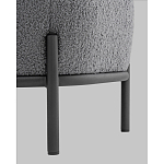 Пуф Стоун букле Fluffy темно-серый варинант исполнения - 4 | Loft Concept в Кирове